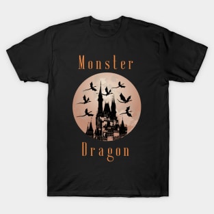 Halloween Castle Dragon T-Shirt